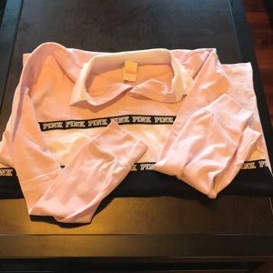 🔆PRICE DROP🔆VS Pink Rugby Shirt